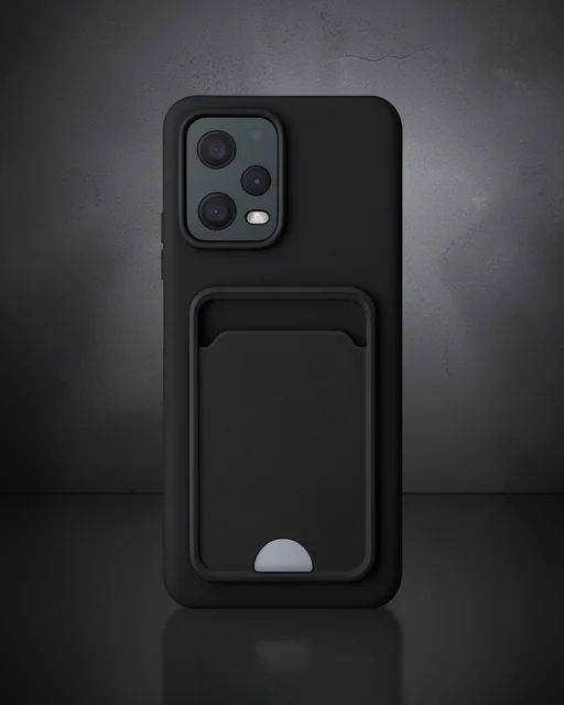 Xiaomi Poco X5 5g Kılıf Kelvin Kartvizitli Silikon - Siyah