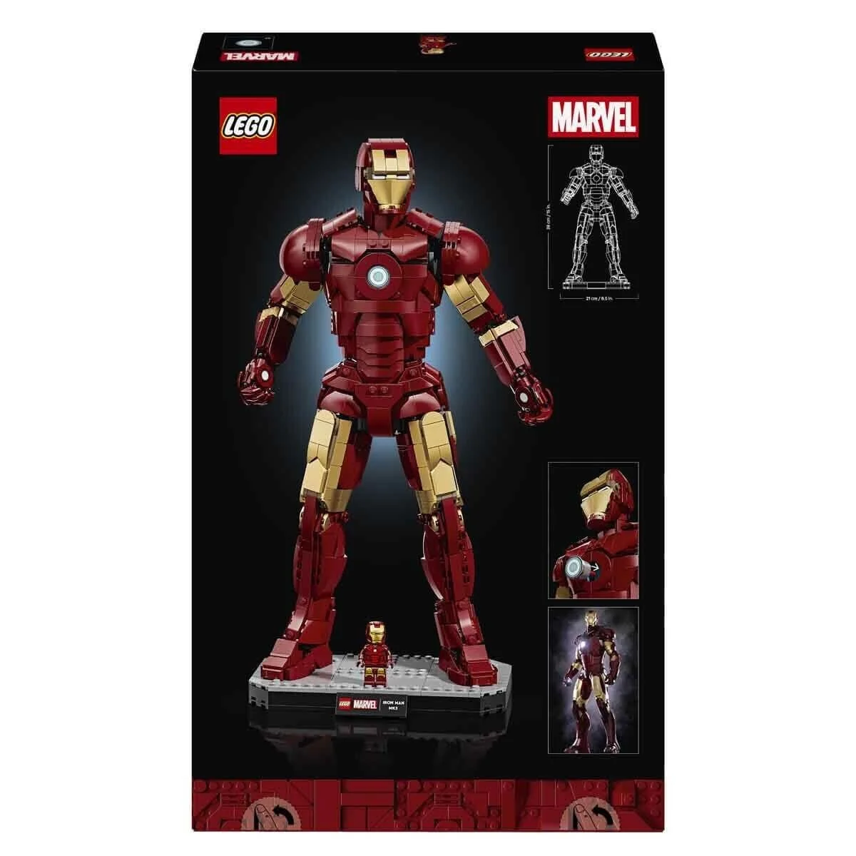76344 Lego Marvel Iron Man Mark 3 Collectors Edition 1297 parça +18 yaş görsel 5