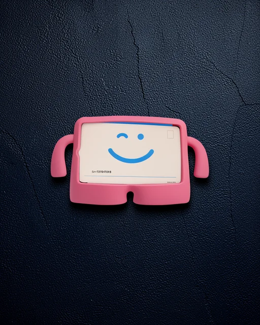 Apple İpad Pro 11 (2021) Kılıf Karakter Tablet Silikon - Pembe