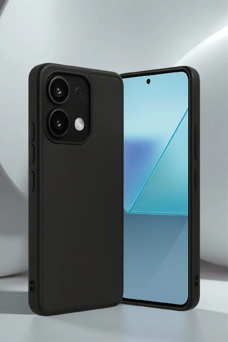 Xiao Red Note 13 Pro 4G Kılıf Aras Deri Kapak - Pudra görsel 2