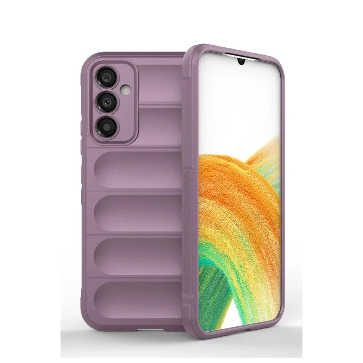 Samsung Galaxy A15 4G Kılıf Optimum Silikon - Mor