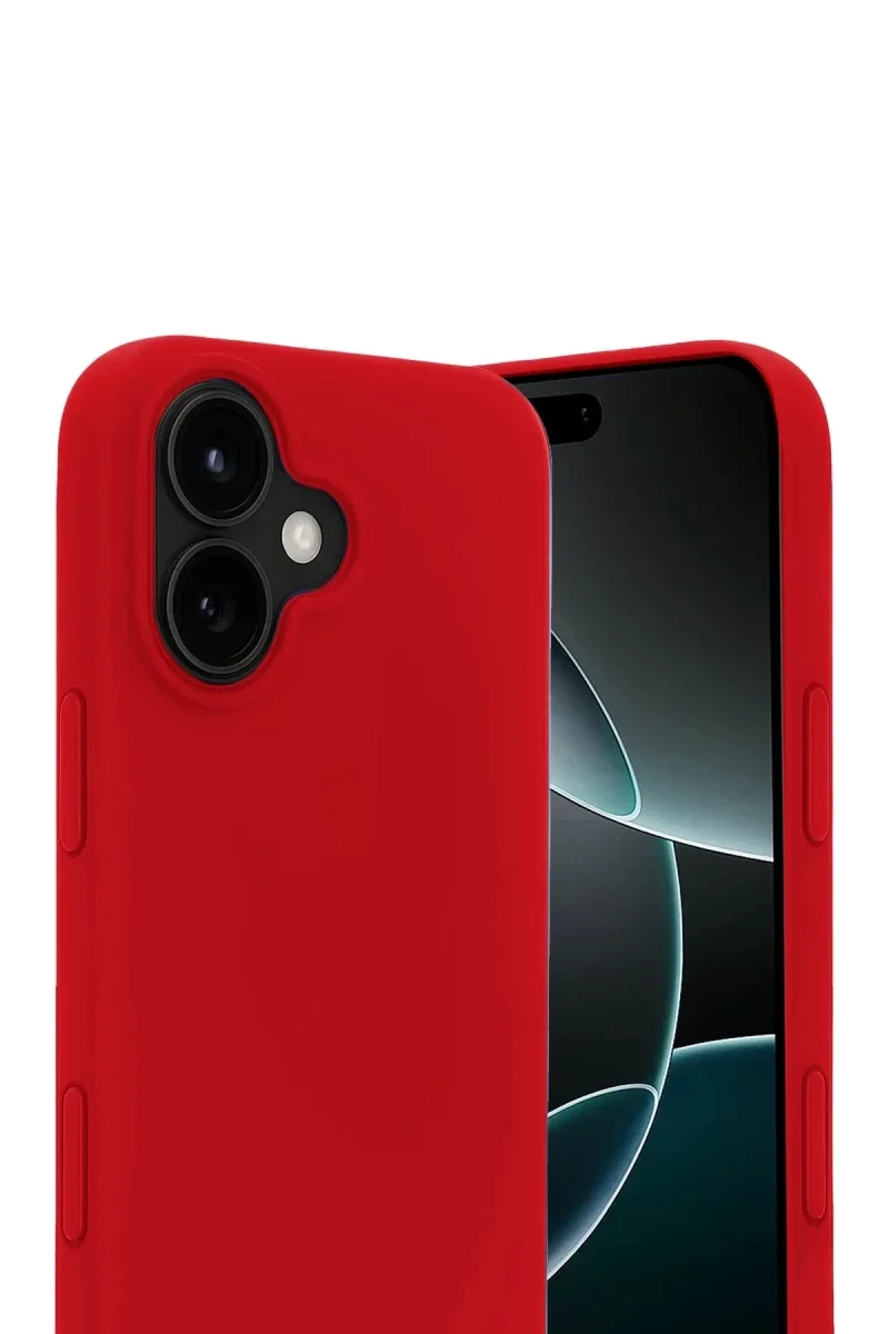 Apple iPhone 17 First Silikon - Kırmızı görsel 3