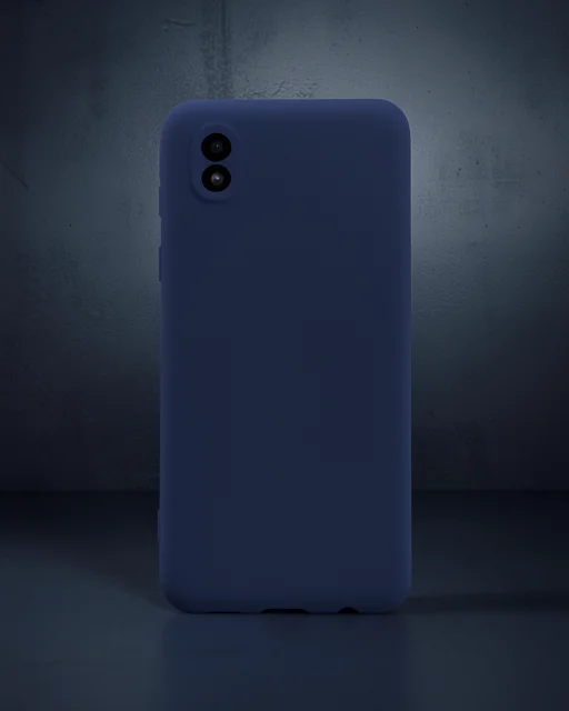 Samsung Galaxy A01 Core Kılıf Nano İçi Kadife Silikon - Lacivert