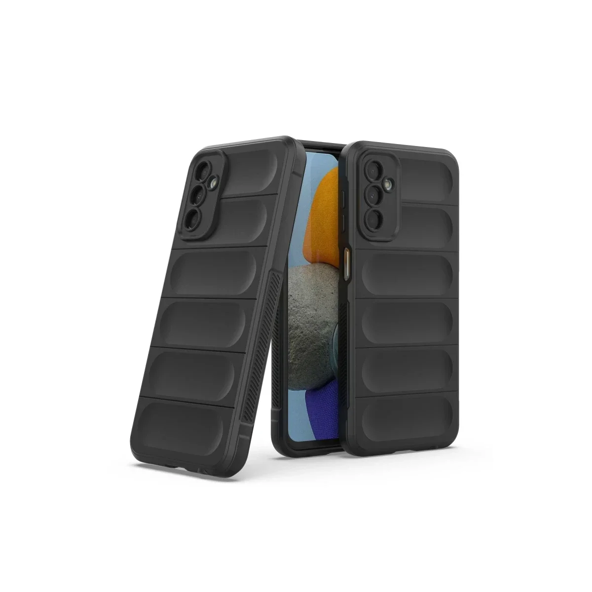 Samsung Galaxy M23 Kılıf Optimum Silikon - Siyah görsel 2