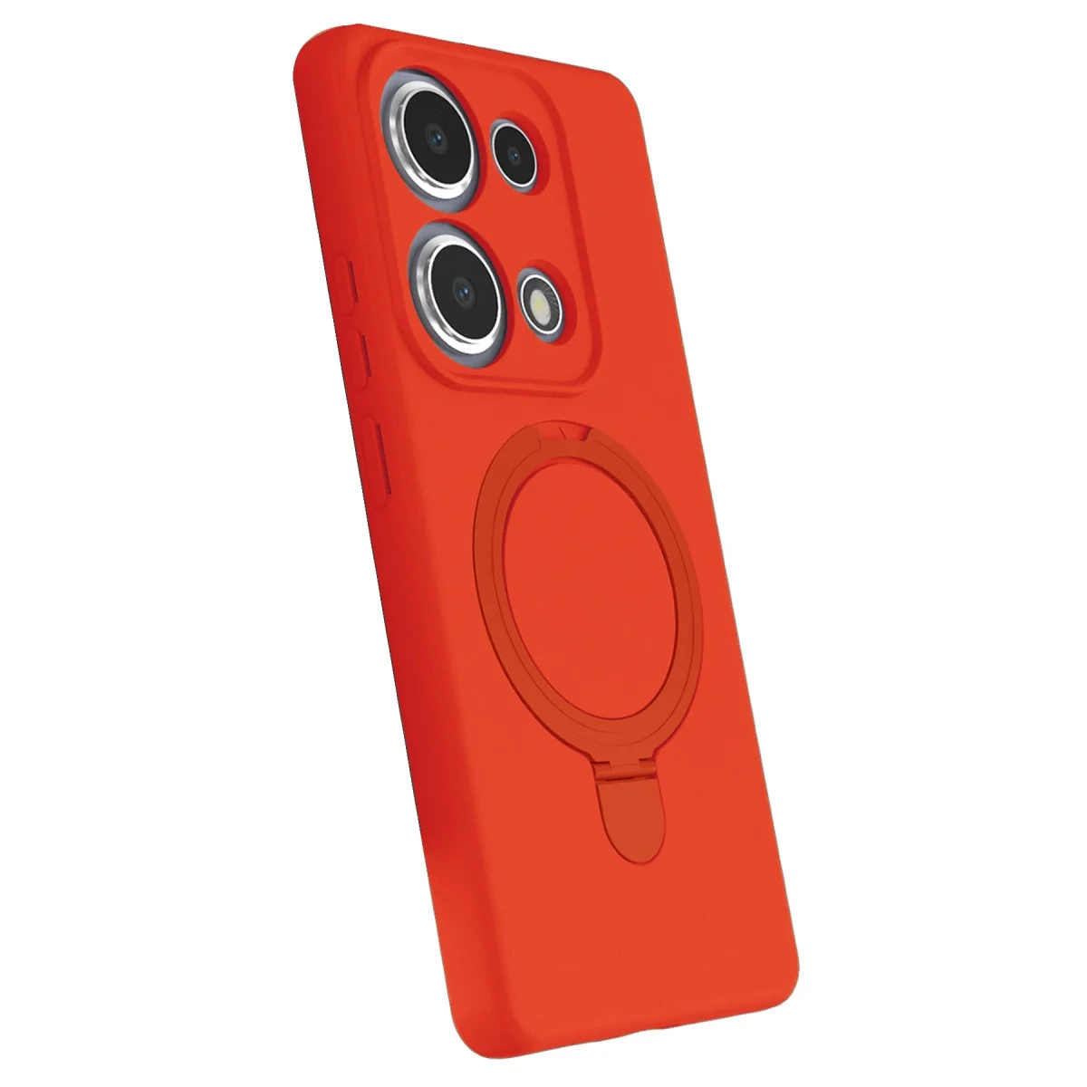 Xiao Red Note 13 Pro 4g Regal Magsafe Standlı Kapak - Turuncu görsel 2