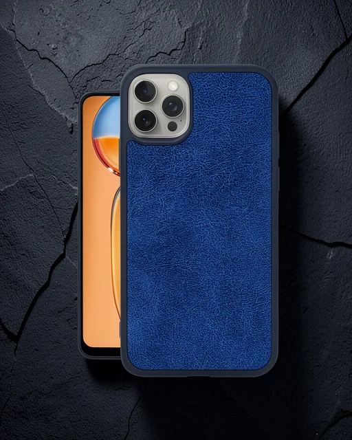 Apple İphone 15 Pro Kılıf Aras Deri Kapak - Lacivert