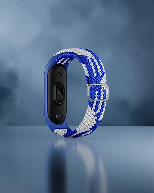 Xiaomi Mi Band 7 Kordon - Mavi-beyaz