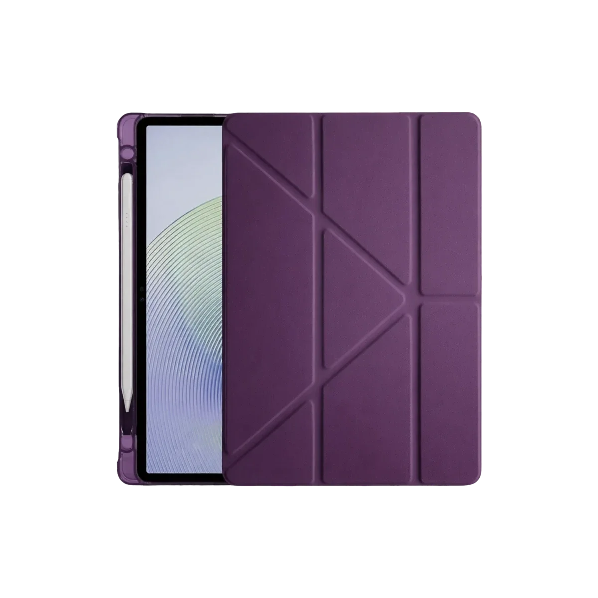 Xiaomi Redmi Pad 2 Kalemlikli Mars Tablet Kılıfı - Mürdüm görsel 2