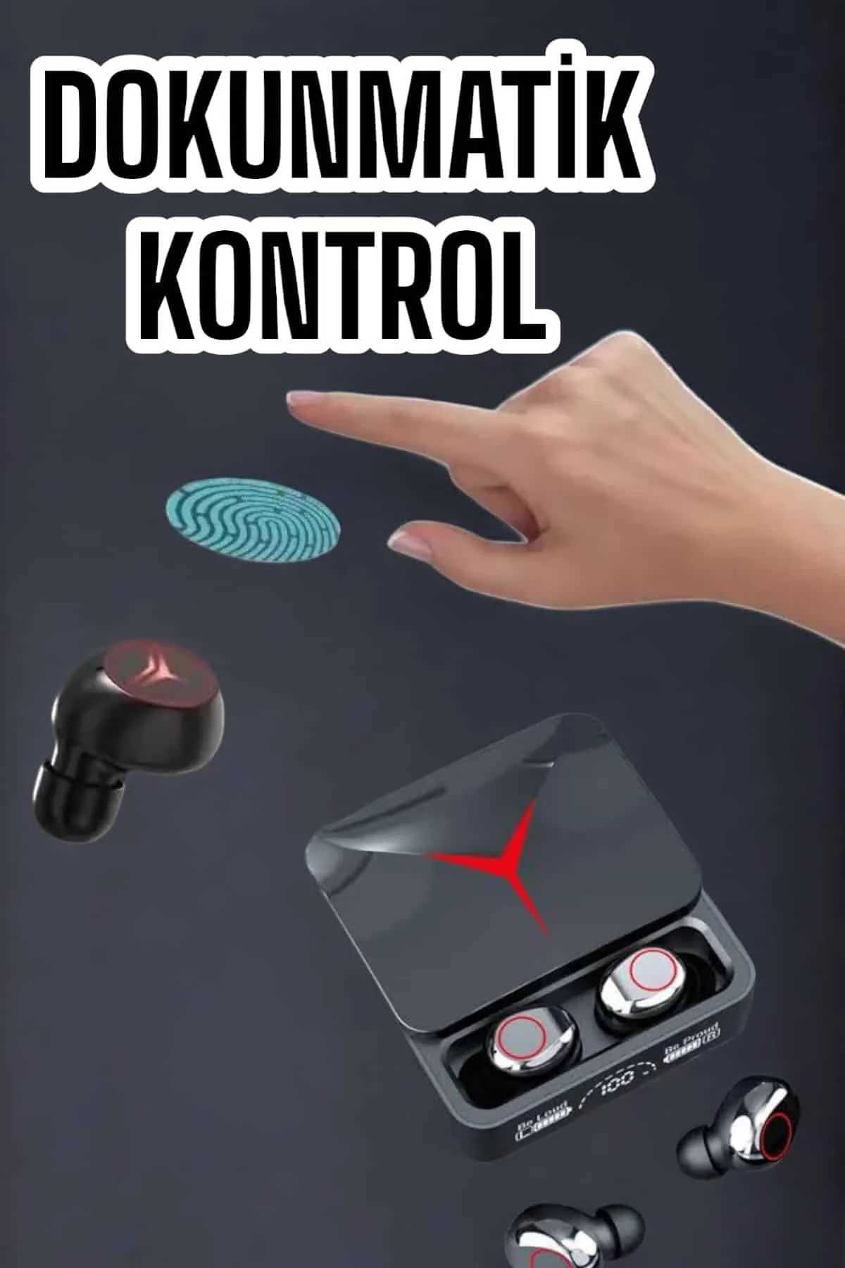 Ucuz ve Kaliteli Bluetooth Kulaklık TWS Çoklu Şarj Girişi Yüksek Ses Kaliteli görsel 3