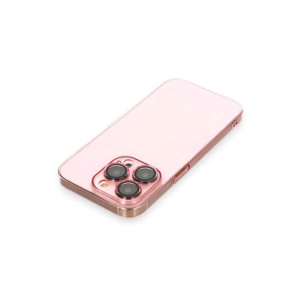 Apple İphone 14 Pro Kılıf Armada Lensli Kapak - Rose Gold görsel 3