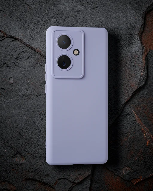 Vivo V29 Lite Kılıf Nano İçi Kadife Silikon - Lila
