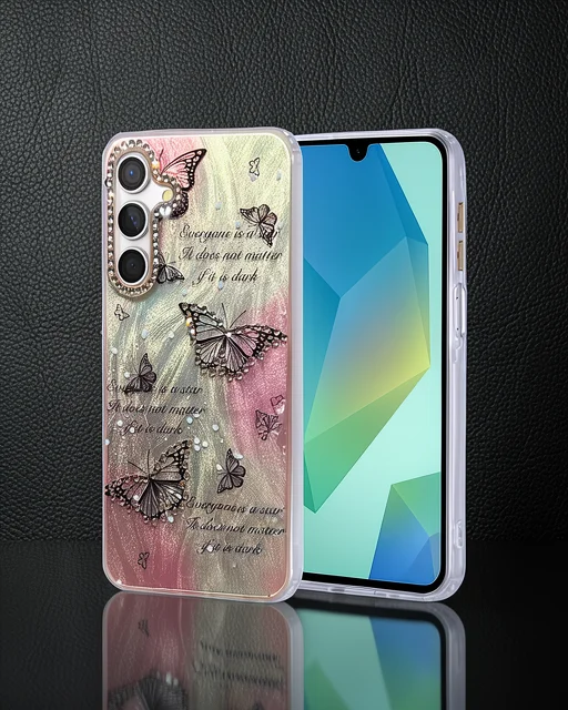 Samsung Galaxy A15 4g Kılıf Blade Aynalı Desenli Kapak - Desen 6