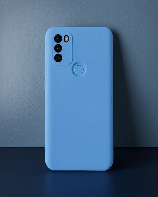 General Mobile Gm 21 Plus Kılıf Nano İçi Kadife Silikon - Mavi
