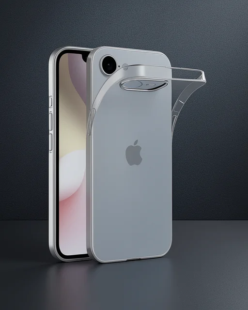 Apple İphone 16e Kılıf Lüx Şeffaf Silikon