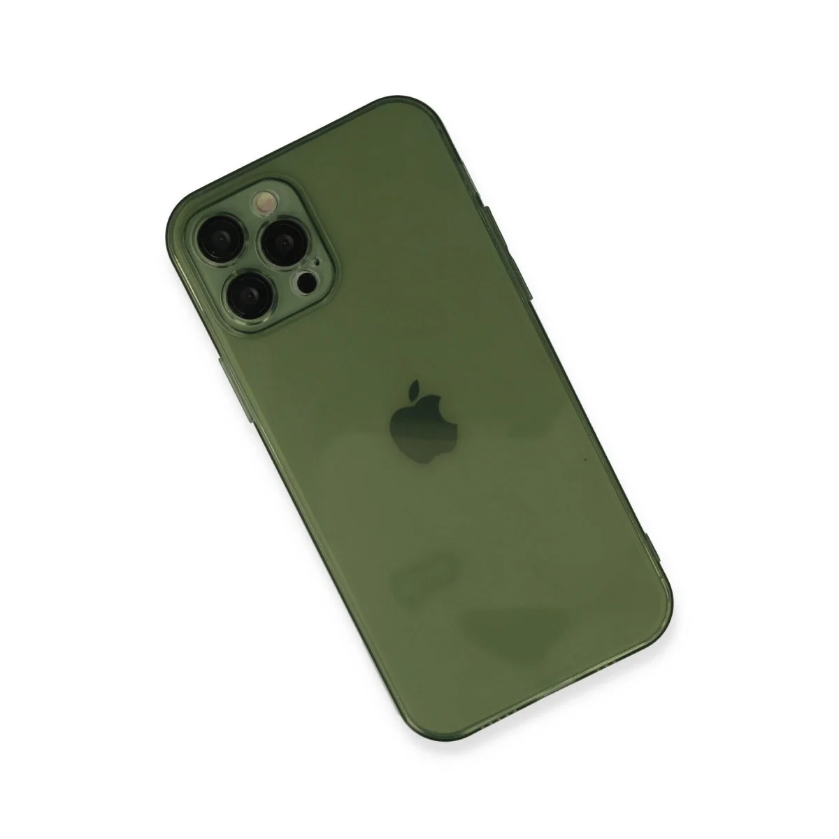 Apple İphone 12 Pro Kılıf Fly Lens Silikon - Yeşil görsel 3