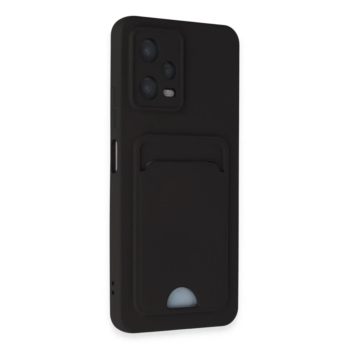 Xiaomi Poco X5 5G Kılıf Kelvin Kartvizitli Silikon - Siyah görsel 2
