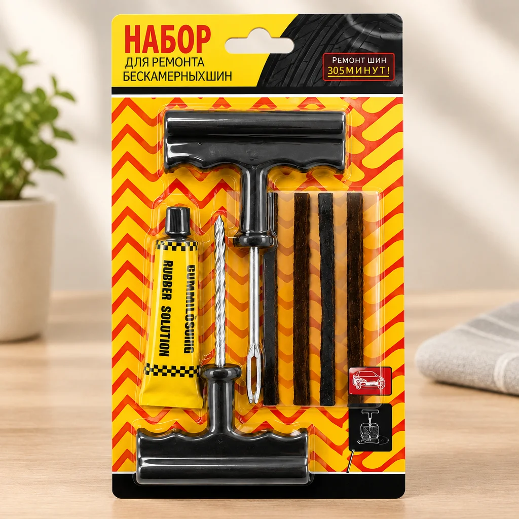 Tubeless Lastik Tamir Yama Kiti