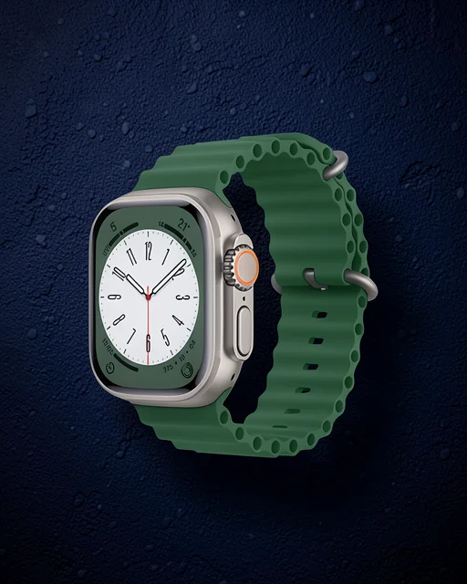 Apple Watch 42mm Ocean Kordon - Koyu Yeşil