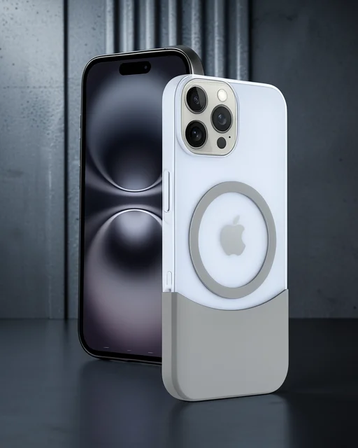 Joko Apple İphone 15 Pro Max Velar Magsafe Kapak - Natural Grey