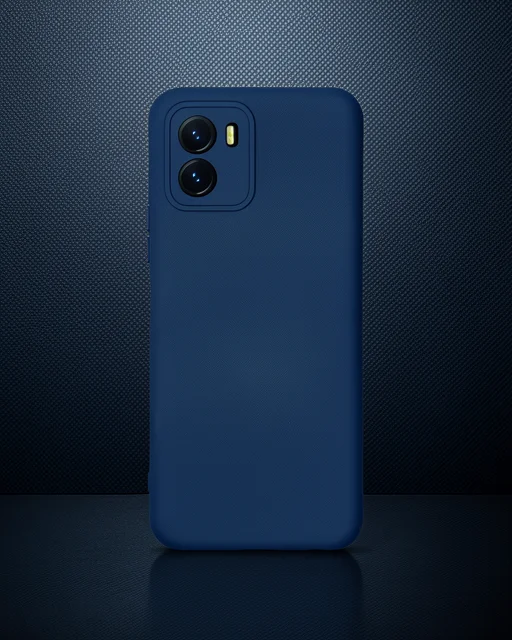 Vivo Y15s Kılıf Nano İçi Kadife Silikon - Lacivert