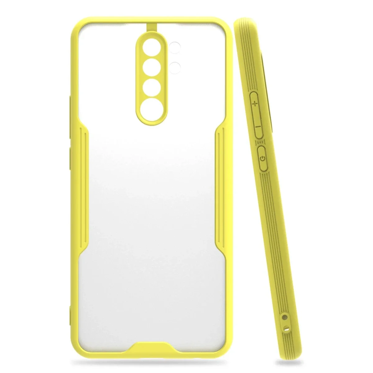 Xiaomi Redmi 9 Kılıf Platin Silikon - Sarı