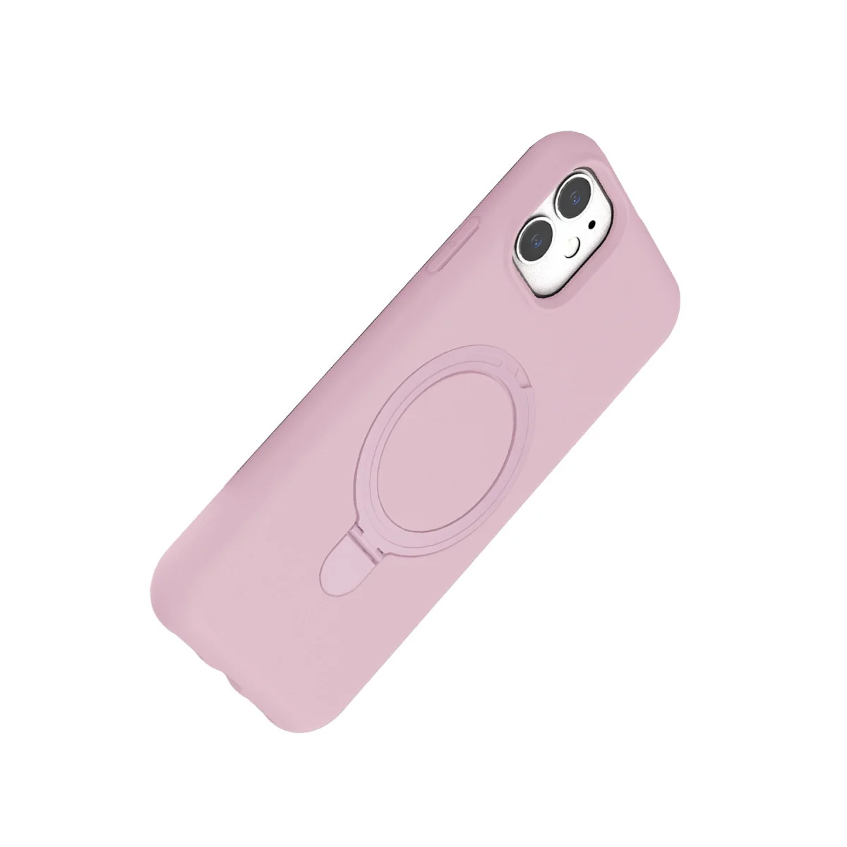 Apple İphone 11 Regal Magsafe Standlı Kapak - Açık Pembe görsel 3