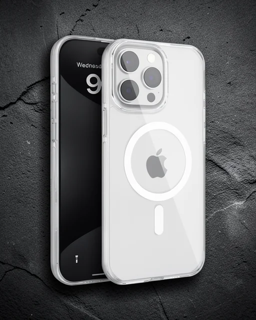 Joko Apple İphone 15 Pro Gleam Pc Sert Magsafe Kılıf - Şeffaf