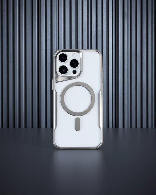 Apple İphone 14 Pro Max Kılıf Boyi Magsafe Silikon Kapak - Gümüş