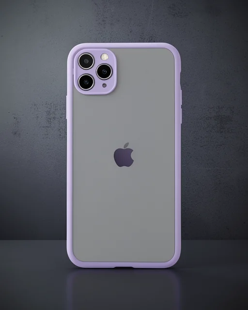 Apple İphone 12 Pro Max Kılıf Montreal Silikon Kapak - Mor
