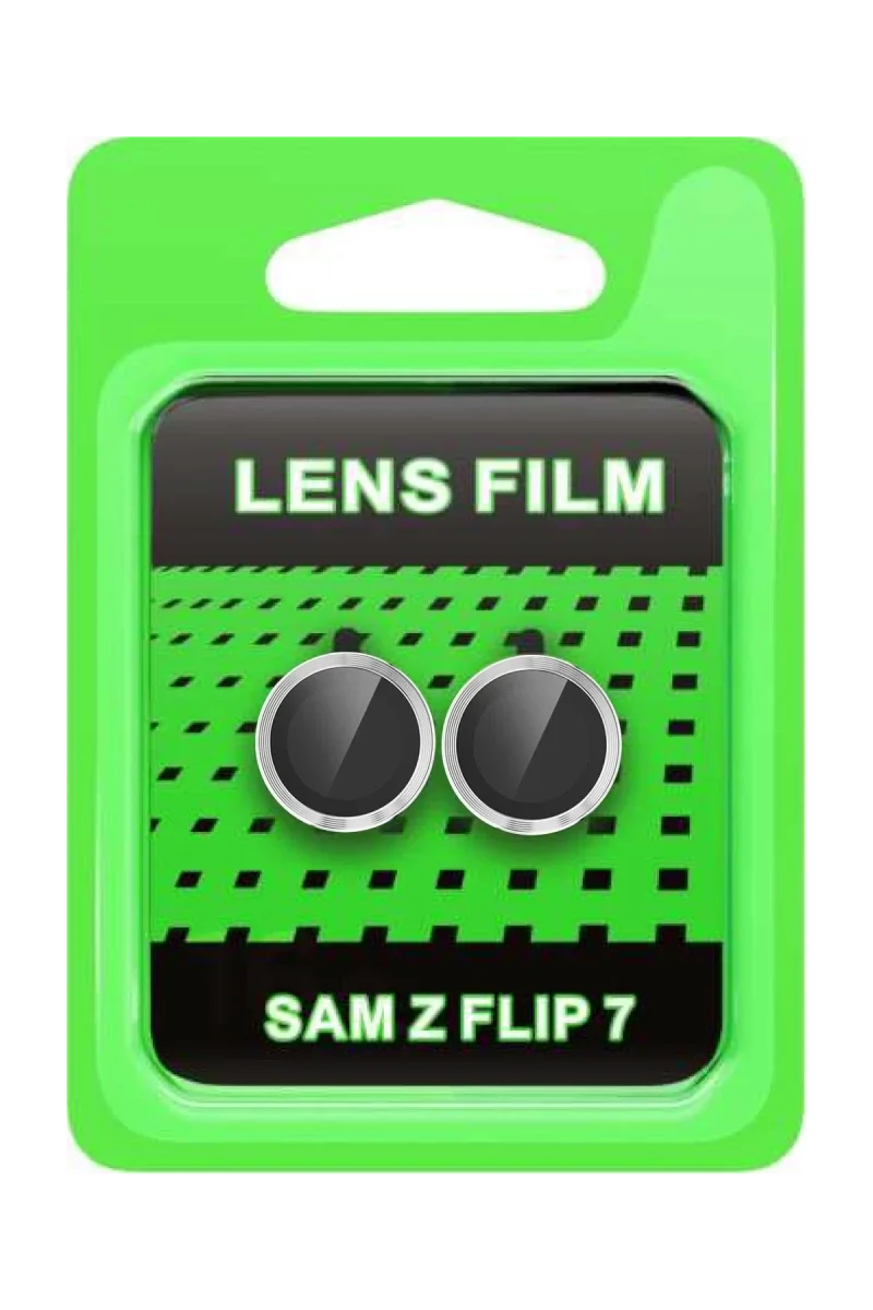 Samsung Galaxy Z Flip 7 Raze Metal Kamera Lens - Gümüş