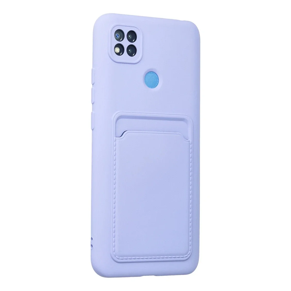 Xiaomi Redmi 9C Kılıf Kelvin Kartvizitli Silikon - Lila görsel 2