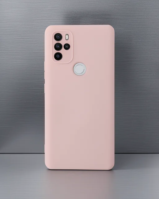 General Mobile Gm 21 Pro Kılıf Nano İçi Kadife Silikon - Pudra