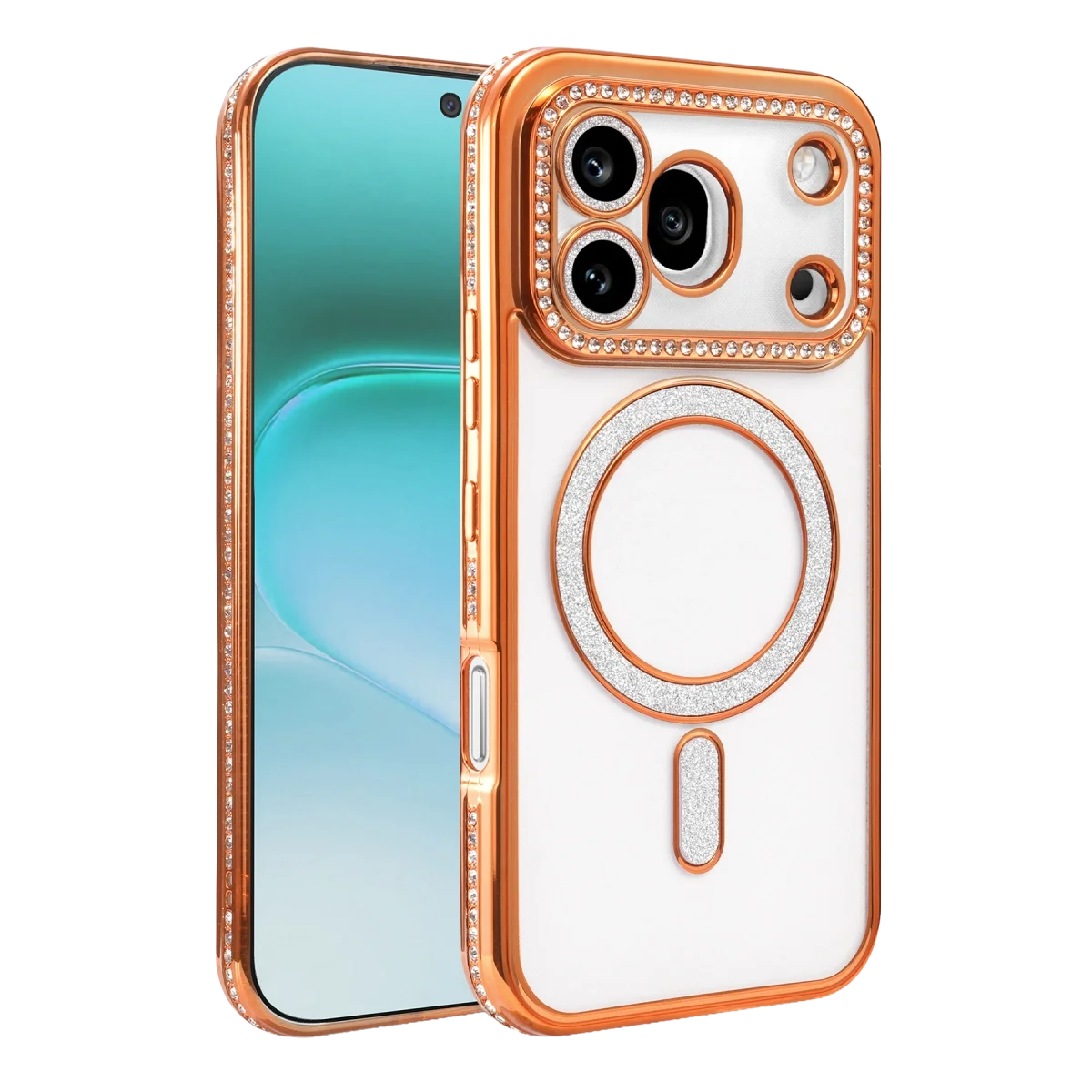 Huawei Honor 600 Pro Joke Simli Magneticsafe Kılıf - Turuncu