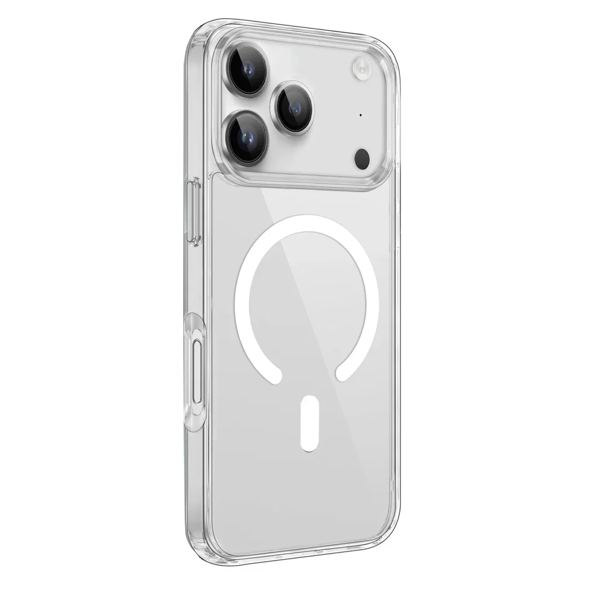 Apple iPhone 17 Pro Kılıf Pc Real Magsafe Kapak - Şeffaf