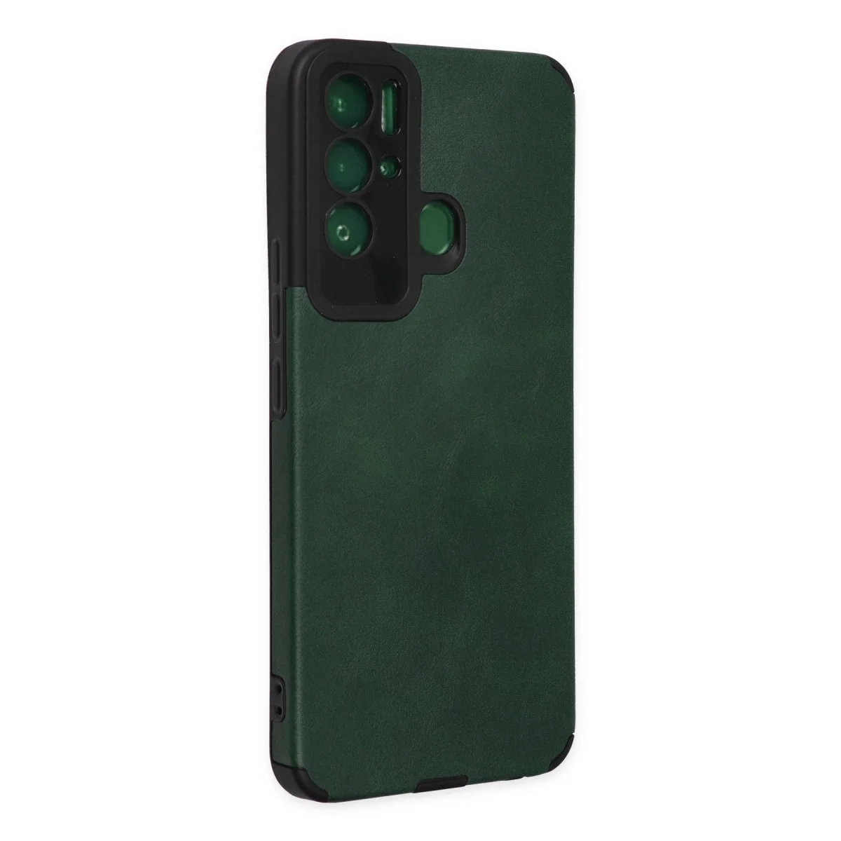 Tecno Pova Neo Kılıf Loop Deri Silikon - Yeşil görsel 2