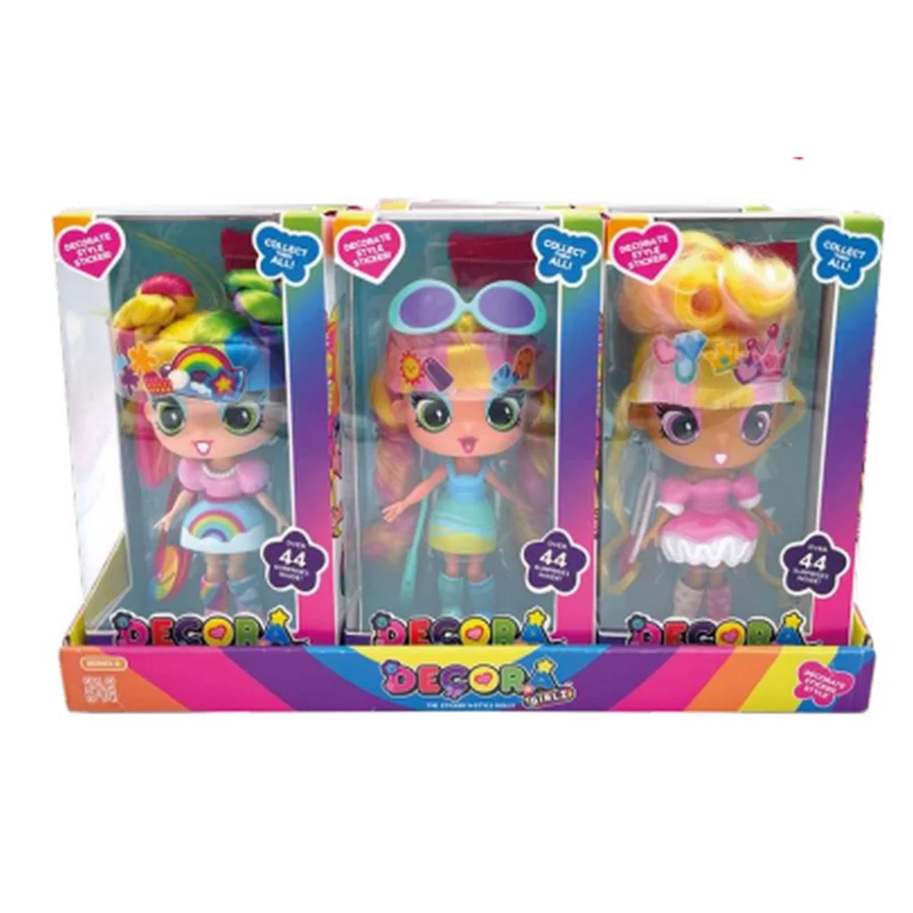 Decora Girlz Büyük Moda Bebek 13 cm görsel 3