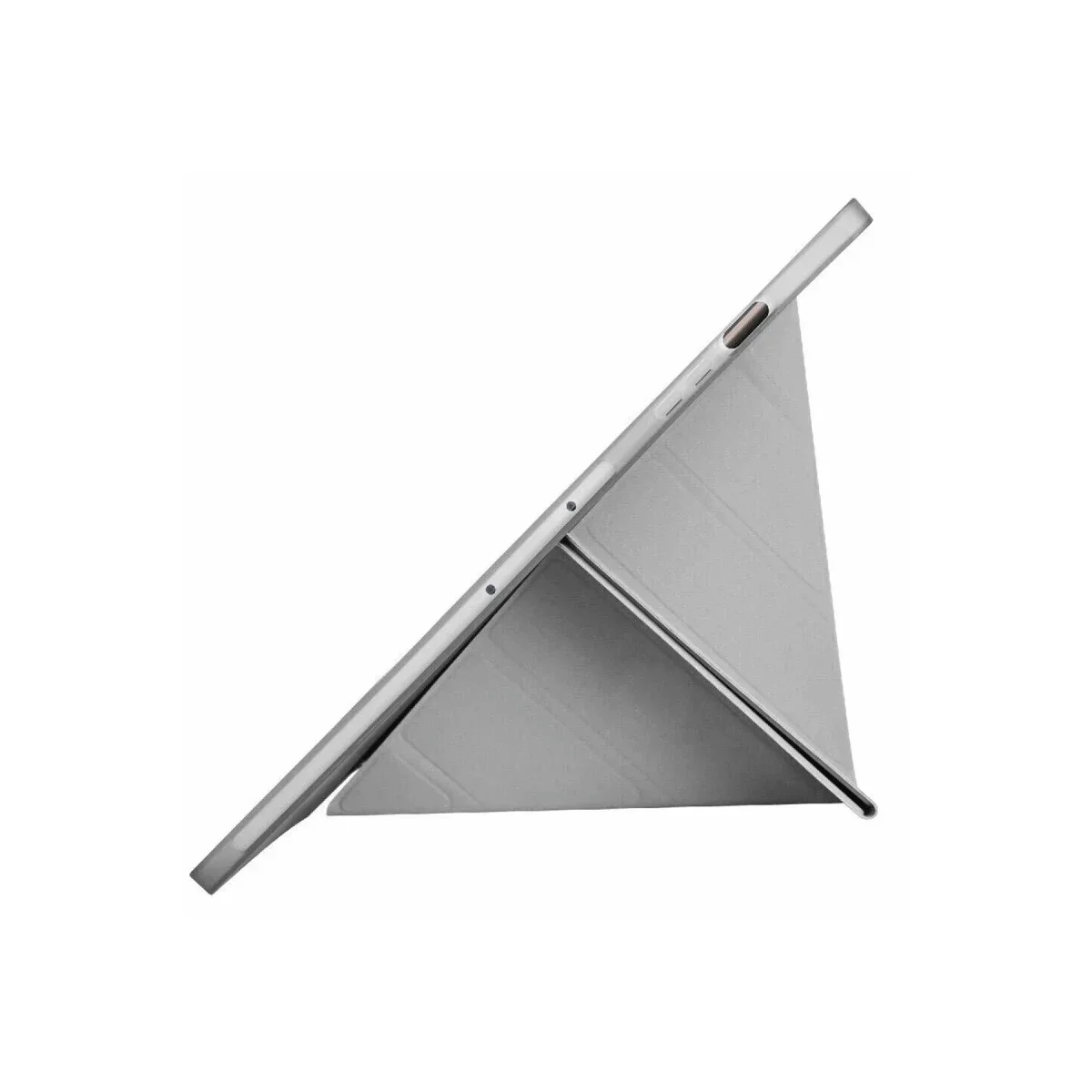 Samsung Galaxy X510 Tab S9 FE 11 Kılıf Kalemlikli Mars Tablet Kılıfı - Gri görsel 5