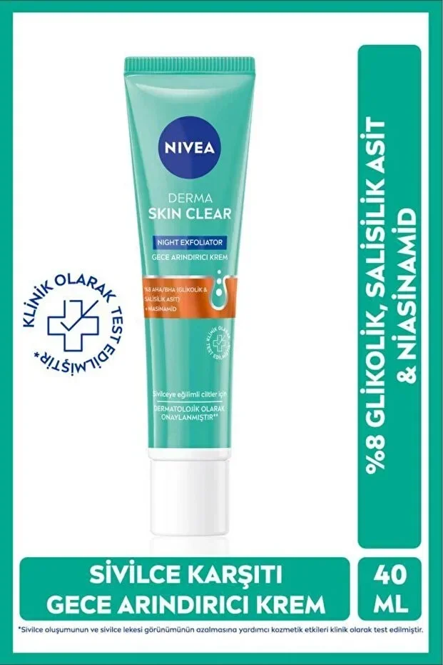 Derma Skin Clear Gece Kremi 40 ml