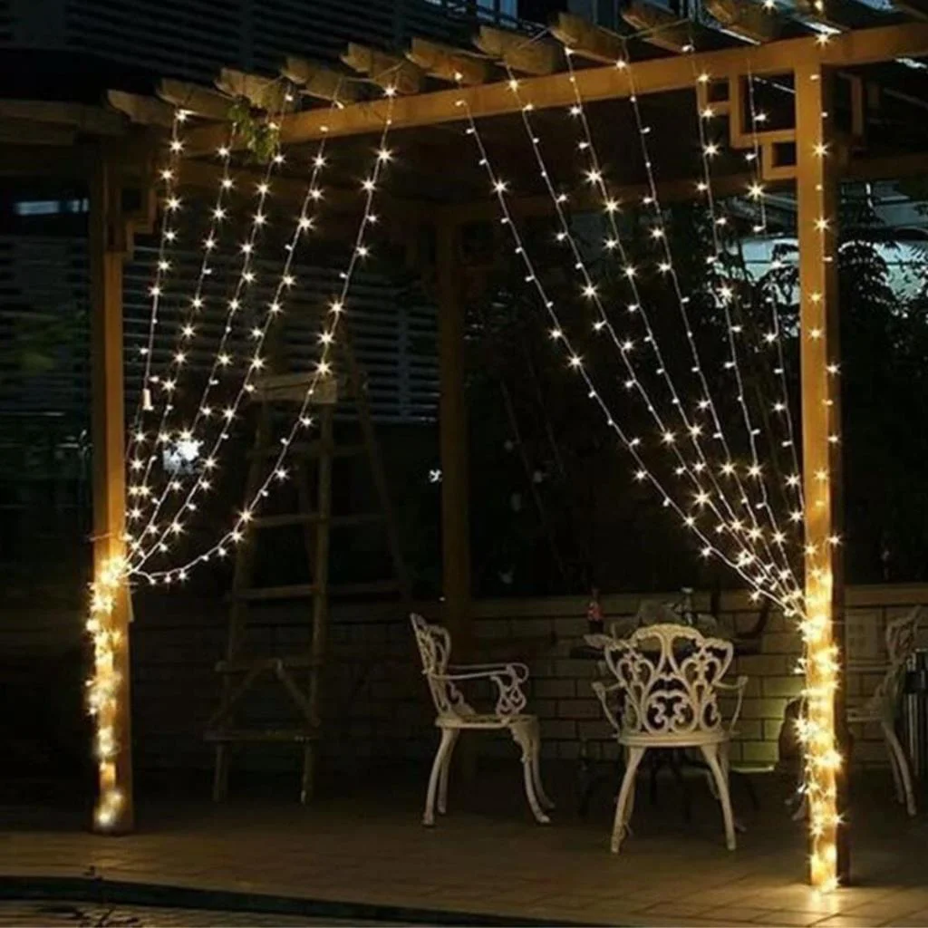 2x2 Metre 320 Led 8 Fonskiyonlu Dekoratif Led Günışığı Perde (adet fiyatıdır) görsel 4