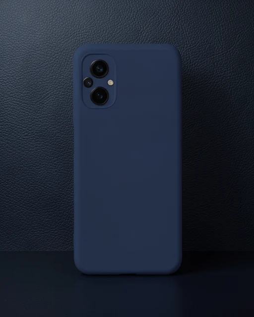 Xiaomi Poco M5 Kılıf Nano İçi Kadife Silikon - Lacivert