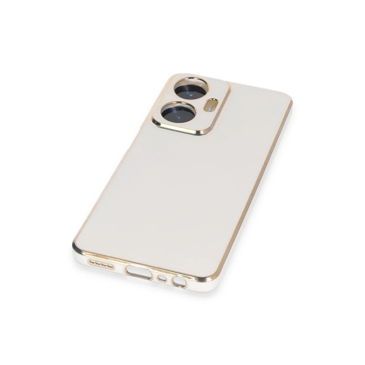 Realme C55 Kılıf Volet Silikon - Beyaz görsel 4
