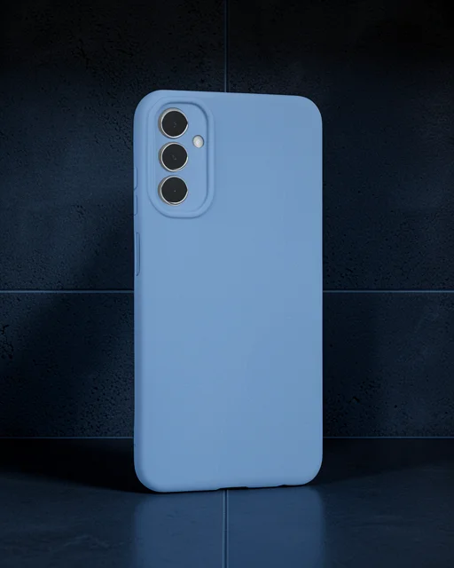 Samsung Galaxy A05s Kılıf First Silikon - Mavi