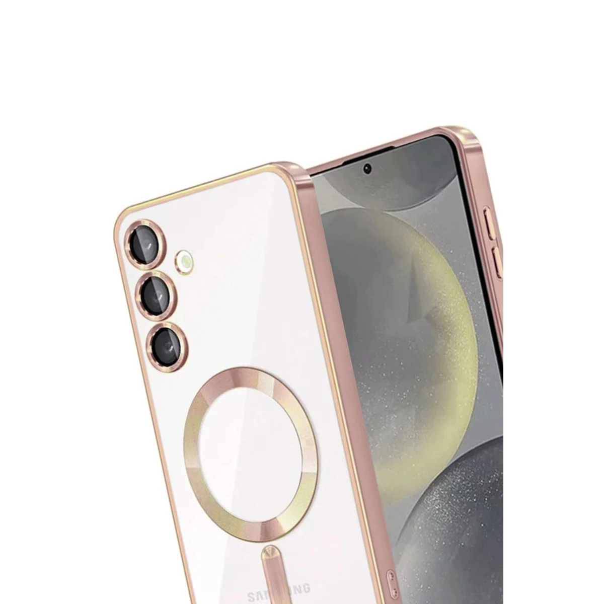 Samsung Galaxy A17 5g Kross Magneticsafe Kapak - Rose görsel 3