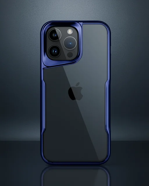 Apple İphone 14 Pro Max Kılıf Boyi Silikon Kapak - Lacivert