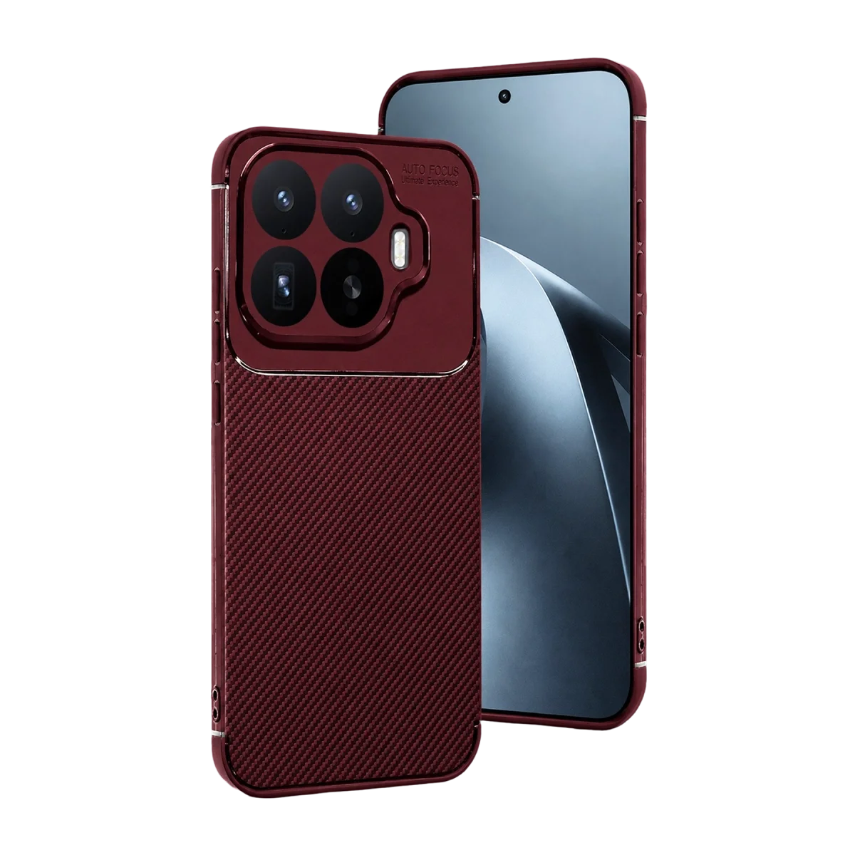 Xiao 17t Auto Focus Karbon Kapak - Bordo