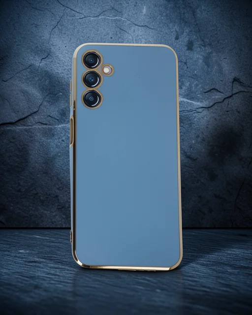 Samsung Galaxy M14 5g Kılıf Volet Silikon - Mavi