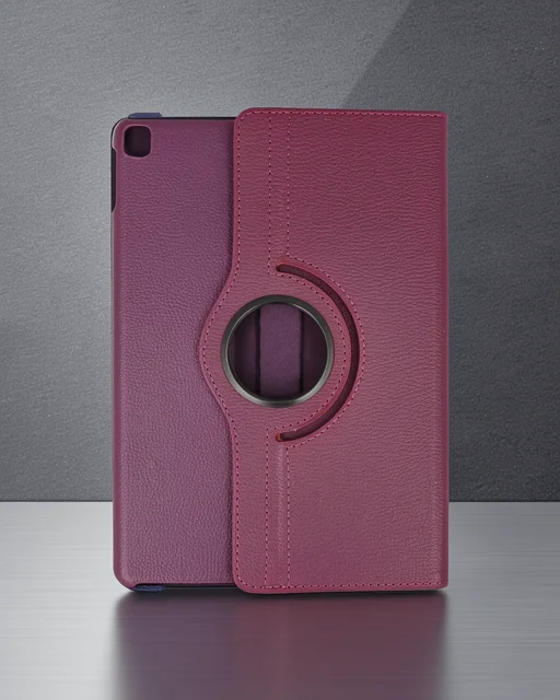 Apple İpad Pro 11 (2024) Kılıf 360 Tablet Deri Kılıf - Mürdüm