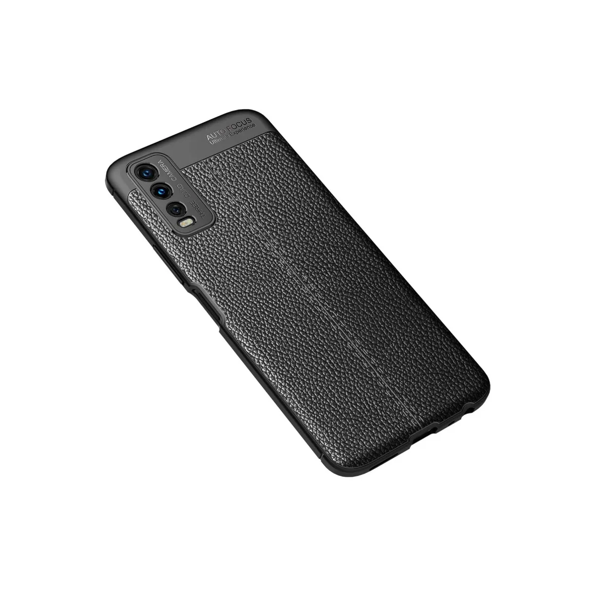 Vivo Y11S Kılıf Auto Focus Kapak - Siyah görsel 3