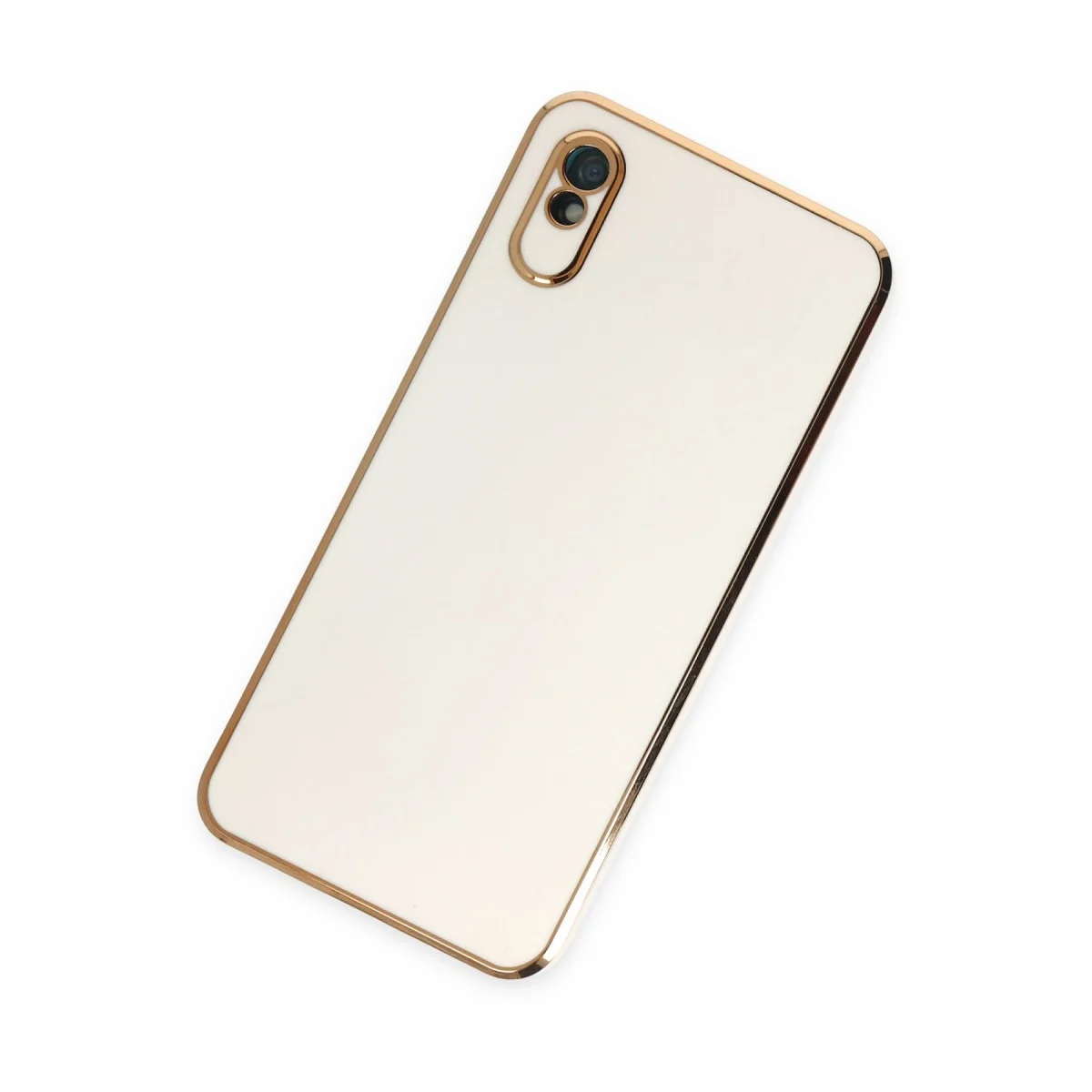 Xiaomi Redmi 9a Kılıf Volet Silikon - Beyaz görsel 3