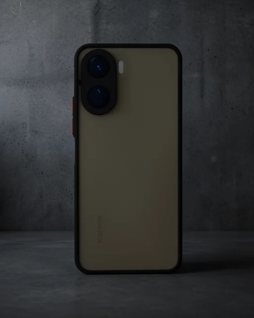 Vivo Y16 Kılıf Montreal Silikon Kapak - Siyah